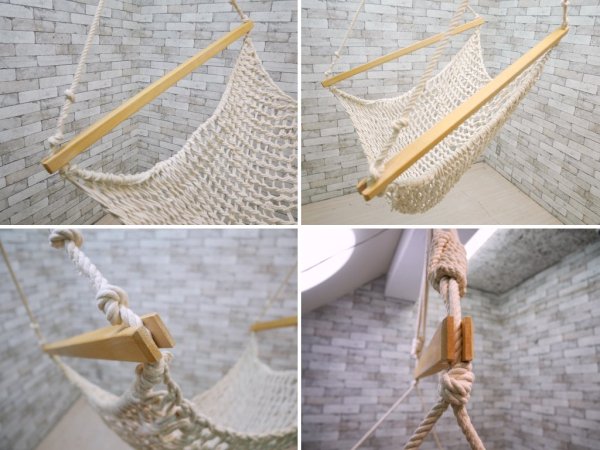 ハンモック2000 Hammock2000 オーガニックコットンインディアンチェアーハンモック ハンドメイド アウトドア 定価￥16,500- ●