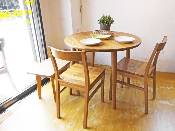 クラッシュゲート CRUSH CRUSH PROJECT イージーライフ Easy Life マルメッコ MARUMEKKO TABLE オーク 無垢材 ダイニングテーブル ラウンド 円形 ★