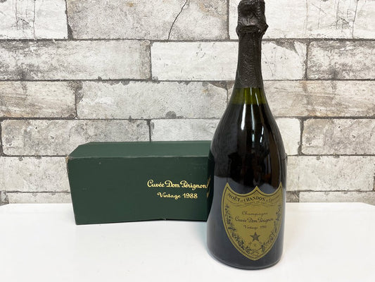 ドン ペリニオン Dom Perignon 白 1988年 シャンパン 750ml 12度 果実酒 未開封 元箱付き ●