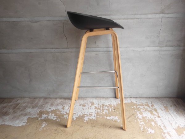 ヘイ HAY アバウトアスツール About a stool ブラック ハイスツール 北欧モダン デンマーク B ♪