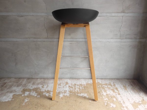 ヘイ HAY アバウトアスツール About a stool ブラック ハイスツール 北欧モダン デンマーク B ♪