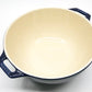 ストウブ STAUB 手付き サービングボウル サラダボウル Salad Bowl round ダークブルー 25cm ●