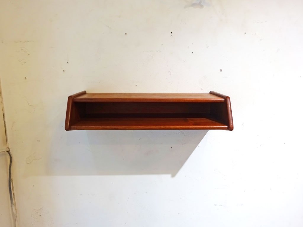 アクセル キャスゴー Aksel Kjersgaard  ウォール シェルフ Wall shelf チーク材 デンマーク  ビンテージ  ウォールラック Wall rack★