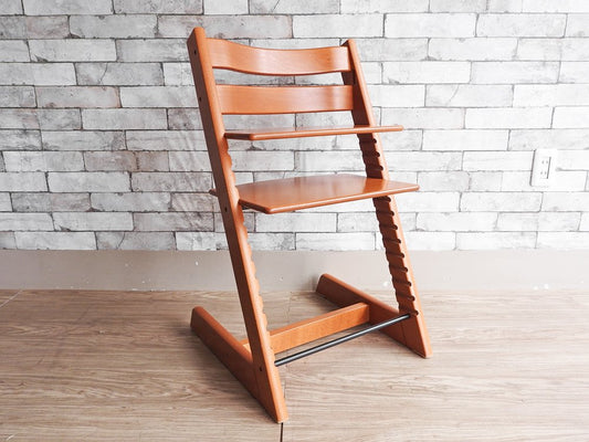 ストッケ STOKKE トリップトラップ TRIPP TRAPP 旧型 ベビーチェア キッズチェア チェリー ノルウェー 北欧家具 ●