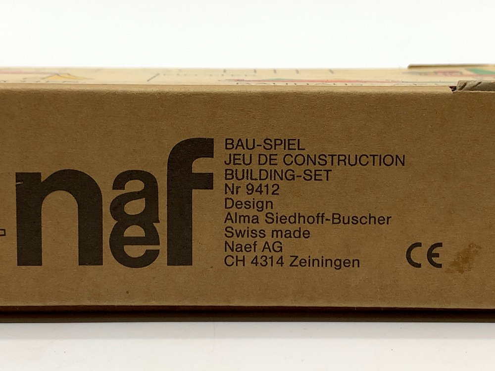 ネフ Naef Spielkultur バウハウス バウスピール Bauhaus Bauspiel アルマ・ジートホフ・ブッシャー 積み木 知育玩具 箱付き スイス ●