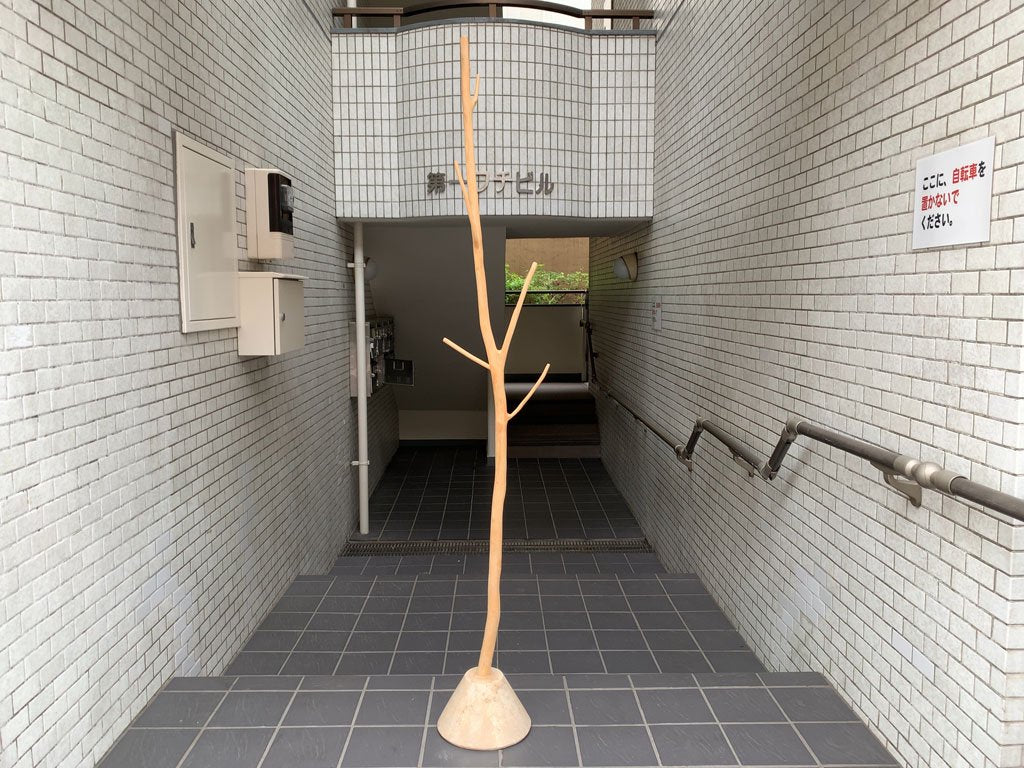 イデー IDEE ウッドコートツリー Wooden Coat Tree コートハンガー ポールハンガー ハンガーラック 枝 石 廃番 ■