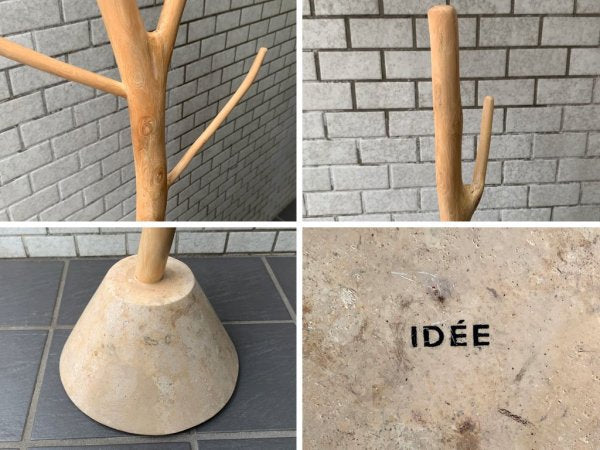 イデー IDEE ウッドコートツリー Wooden Coat Tree コートハンガー ポールハンガー ハンガーラック 枝 石 廃番 ■