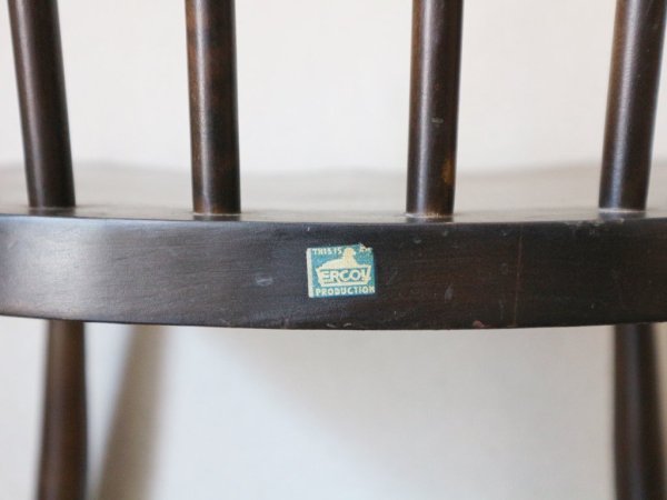 アーコール Ercol フープバック ダイニングチェア イギリス 60's ビンテージ  コロニアル◎