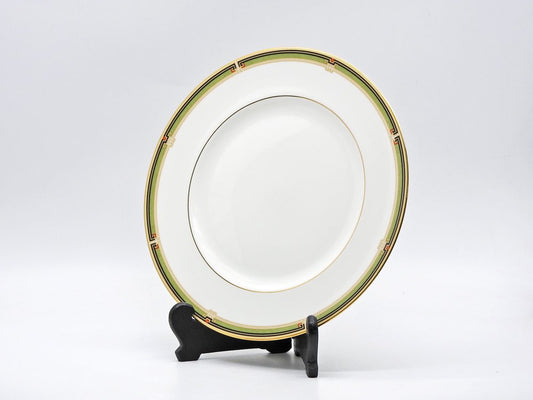 ウェッジウッド WEDGWOOD オベロン oberon 白磁プレート 27cm ディナー皿 大皿 旧刻印 ボーンチャイナ BONE CHINA 廃番品 英国 A ♪