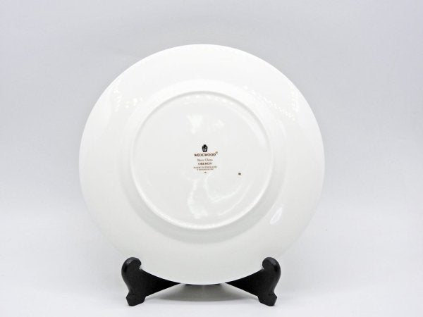 ウェッジウッド WEDGWOOD オベロン oberon 白磁プレート 27cm ディナー皿 大皿 旧刻印 ボーンチャイナ BONE CHINA 廃番品 英国 A ♪