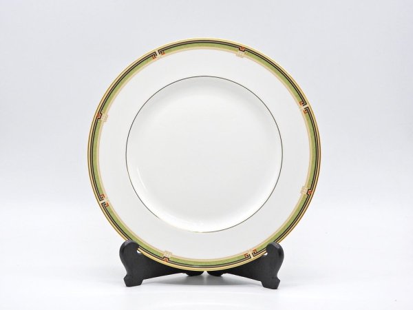 ウェッジウッド WEDGWOOD オベロン oberon 白磁プレート 27cm ディナー皿 大皿 旧刻印 ボーンチャイナ BONE CHINA 廃番品 英国 B ♪