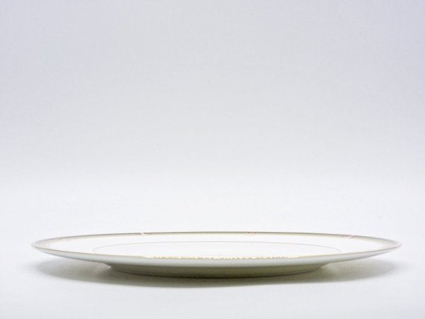 ウェッジウッド WEDGWOOD オベロン oberon 白磁プレート 27cm ディナー皿 大皿 旧刻印 ボーンチャイナ BONE CHINA 廃番品 英国 B ♪