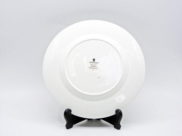 ウェッジウッド WEDGWOOD オベロン oberon 白磁プレート 27cm ディナー皿 大皿 旧刻印 ボーンチャイナ BONE CHINA 廃番品 英国 C ♪