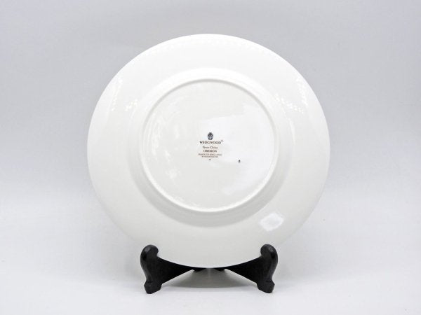 ウェッジウッド WEDGWOOD オベロン oberon 白磁プレート 27cm ディナー皿 大皿 旧刻印 ボーンチャイナ BONE CHINA 廃番品 英国 D ♪