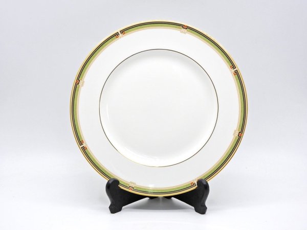 ウェッジウッド WEDGWOOD オベロン oberon 白磁プレート 27cm ディナー皿 大皿 旧刻印 ボーンチャイナ BONE CHINA 廃番品 英国 E ♪