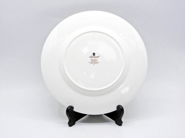 ウェッジウッド WEDGWOOD オベロン oberon 白磁プレート 27cm ディナー皿 大皿 旧刻印 ボーンチャイナ BONE CHINA 廃番品 英国 E ♪