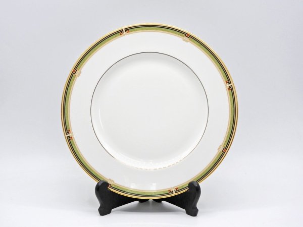 ウェッジウッド WEDGWOOD オベロン oberon 白磁プレート 27cm ディナー皿 大皿 旧刻印 ボーンチャイナ BONE CHINA 廃番品 英国 G ♪