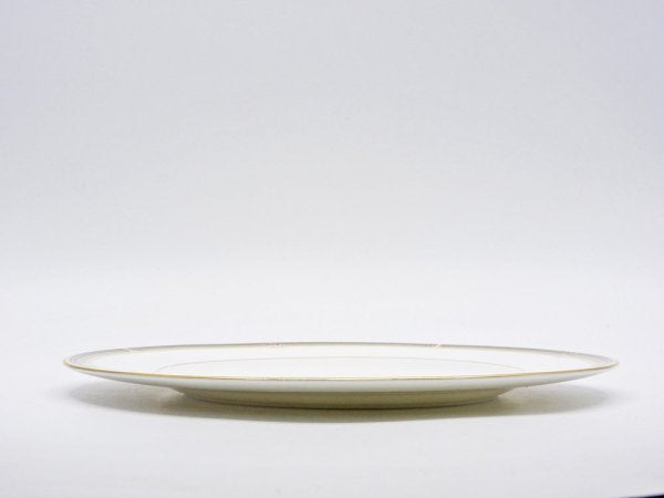 ウェッジウッド WEDGWOOD オベロン oberon 白磁プレート 27cm ディナー皿 大皿 旧刻印 ボーンチャイナ BONE CHINA 廃番品 英国 G ♪