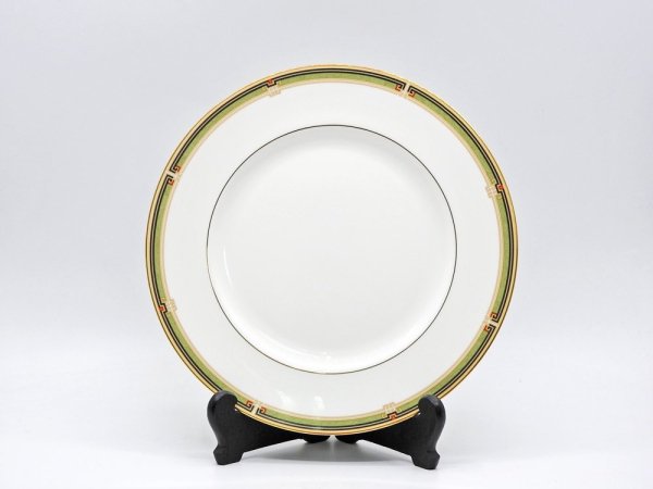 ウェッジウッド WEDGWOOD オベロン oberon 白磁プレート 27cm ディナー皿 大皿 旧刻印 ボーンチャイナ BONE CHINA 廃番品 英国 H ♪