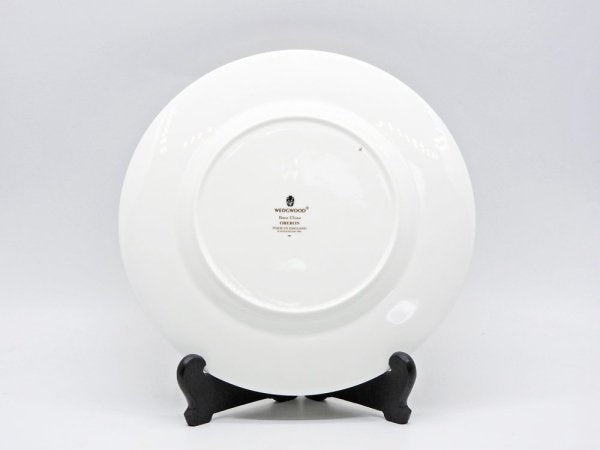 ウェッジウッド WEDGWOOD オベロン oberon 白磁プレート 27cm ディナー皿 大皿 旧刻印 ボーンチャイナ BONE CHINA 廃番品 英国 H ♪