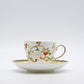 ウェッジウッド WEDGWOOD オベロン oberon 白磁カップ＆ソーサー C/S 旧刻印 ボーンチャイナ BONE CHINA 廃番品 英国 A ◇