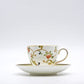 ウェッジウッド WEDGWOOD オベロン oberon 白磁カップ＆ソーサー C/S 旧刻印 ボーンチャイナ BONE CHINA 廃番品 英国 B ◇