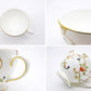 ウェッジウッド WEDGWOOD オベロン oberon 白磁カップ＆ソーサー C/S 旧刻印 ボーンチャイナ BONE CHINA 廃番品 英国 G ◇