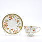 ウェッジウッド WEDGWOOD オベロン oberon 白磁カップ＆ソーサー C/S 旧刻印 ボーンチャイナ BONE CHINA 廃番品 英国 H ◇