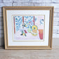 アンリ・マティス Henri Matisse テーブルの上の静物 Still Life on a Table ネオシルク 2007年制作 額装付 アート 32/100 ●