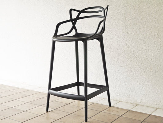 カルテル Kartell マスターズ スツール 65 Masters stool ブラック フィリップ ・ スタルク Philippe Starck イタリア 定価￥59,700- B ◇