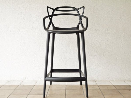 カルテル Kartell マスターズ スツール 65 Masters stool ブラック フィリップ ・ スタルク Philippe Starck イタリア 定価￥59,700- B ◇