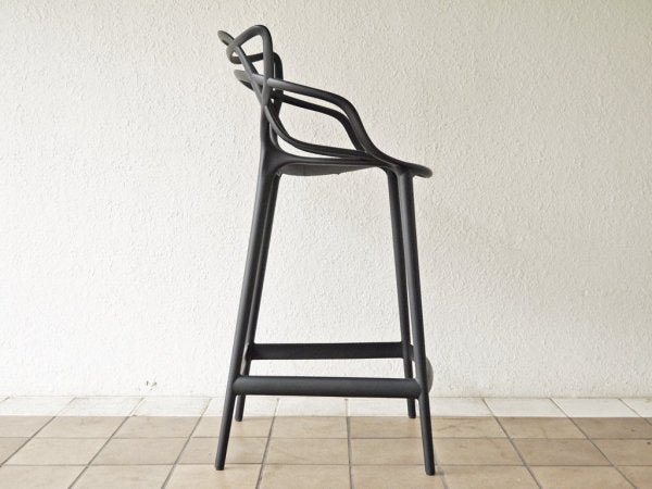 カルテル Kartell マスターズ スツール 65 Masters stool ブラック フィリップ ・ スタルク Philippe Starck イタリア 定価￥59,700- B ◇