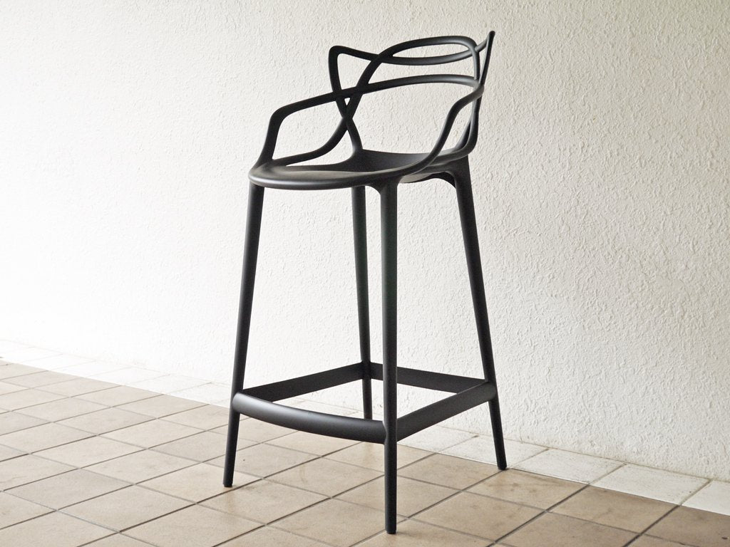 カルテル Kartell マスターズ スツール 65 Masters stool ブラック フィリップ ・ スタルク Philippe Starck イタリア 定価￥59,700- A ◇