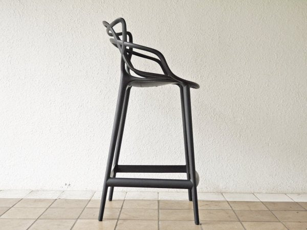 カルテル Kartell マスターズ スツール 65 Masters stool ブラック フィリップ ・ スタルク Philippe Starck イタリア 定価￥59,700- A ◇