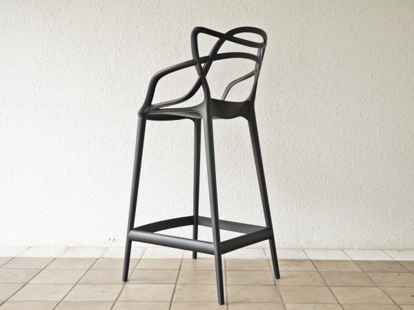 カルテル Kartell マスターズ スツール 65 Masters stool ブラック フィリップ ・ スタルク Philippe Starck イタリア 定価￥59,700- A ◇