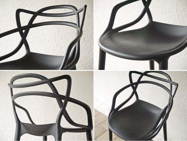 カルテル Kartell マスターズ スツール 65 Masters stool ブラック フィリップ ・ スタルク Philippe Starck イタリア 定価￥59,700- A ◇