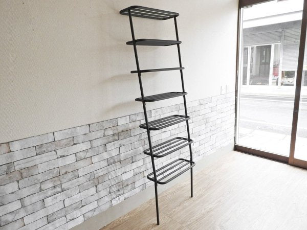 デュエンデ DUENDE ウォールラック WALL RACK 壁掛け シェルフ 7段 スチール グレー H180cm SEMPRE取扱い 定価:\30,800- ●