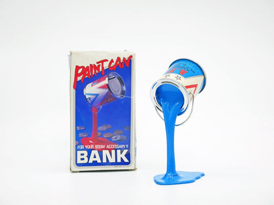 トープレ TOPLAY ファンシー部 FANCY ペイントカンバンク PAINT CAN BANK 貯金箱 オブジェ 玩具 箱付 1980s 昭和レトロ ビンテージ Vintage ●