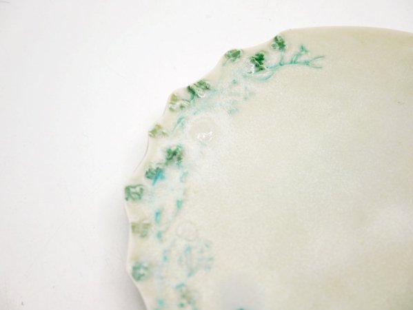 うつわやみたす 4寸皿 きつね Φ12.5cm プレート 小皿 ハンドメイド 現代作家 B ●
