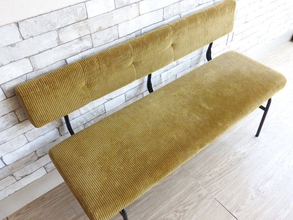 ジャーナルスタンダードファニチャー journal standard Furniture パクストン LDベンチ PAXTON LD BENCH ベンチバックレスト コーデュロイ ソファ ●