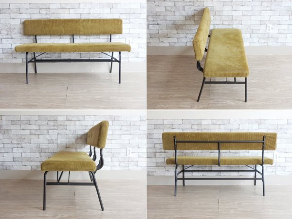 ジャーナルスタンダードファニチャー journal standard Furniture パクストン LDベンチ PAXTON LD BENCH ベンチバックレスト コーデュロイ ソファ ●