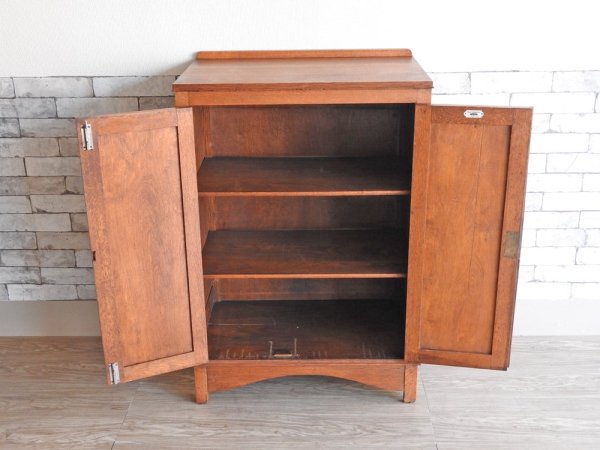 Grange Furnishing Stores UKビンテージ オーク材 キャビネット 収納棚 英国家具 ●