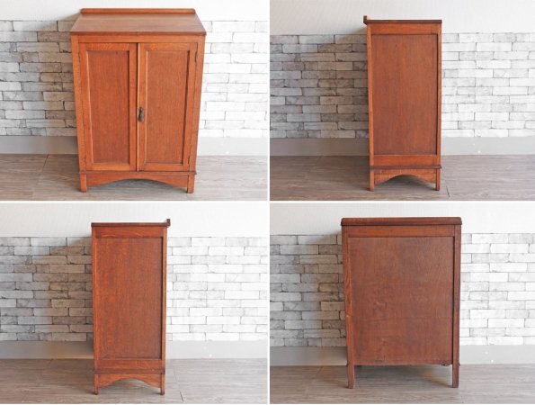 Grange Furnishing Stores UKビンテージ オーク材 キャビネット 収納棚 英国家具 ●