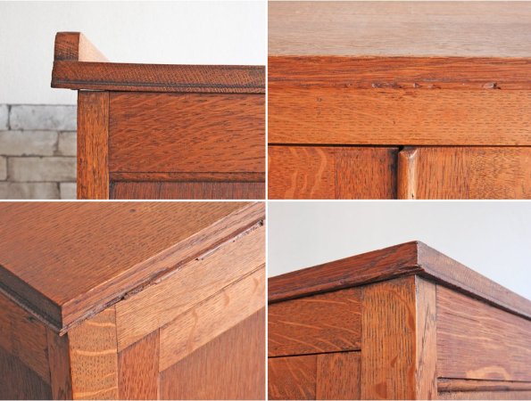 Grange Furnishing Stores UKビンテージ オーク材 キャビネット 収納棚 英国家具 ●