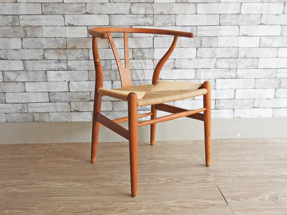 カールハンセン＆サン Carl Hansen & Son CH24 Yチェア ハンス・J・ウェグナー Hans J. Wegner オーク材 ワックス仕上げ 日本仕様サイズ デンマーク 北欧家具 ●