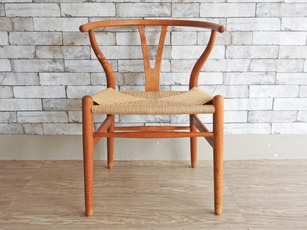 カールハンセン＆サン Carl Hansen & Son CH24 Yチェア ハンス・J・ウェグナー Hans J. Wegner オーク材 ワックス仕上げ 日本仕様サイズ デンマーク 北欧家具 ●