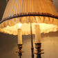 フランスアンティーク French Antique テーブルランプ 3灯 シャンデリア球 ロウソク型 クラシカル ◎