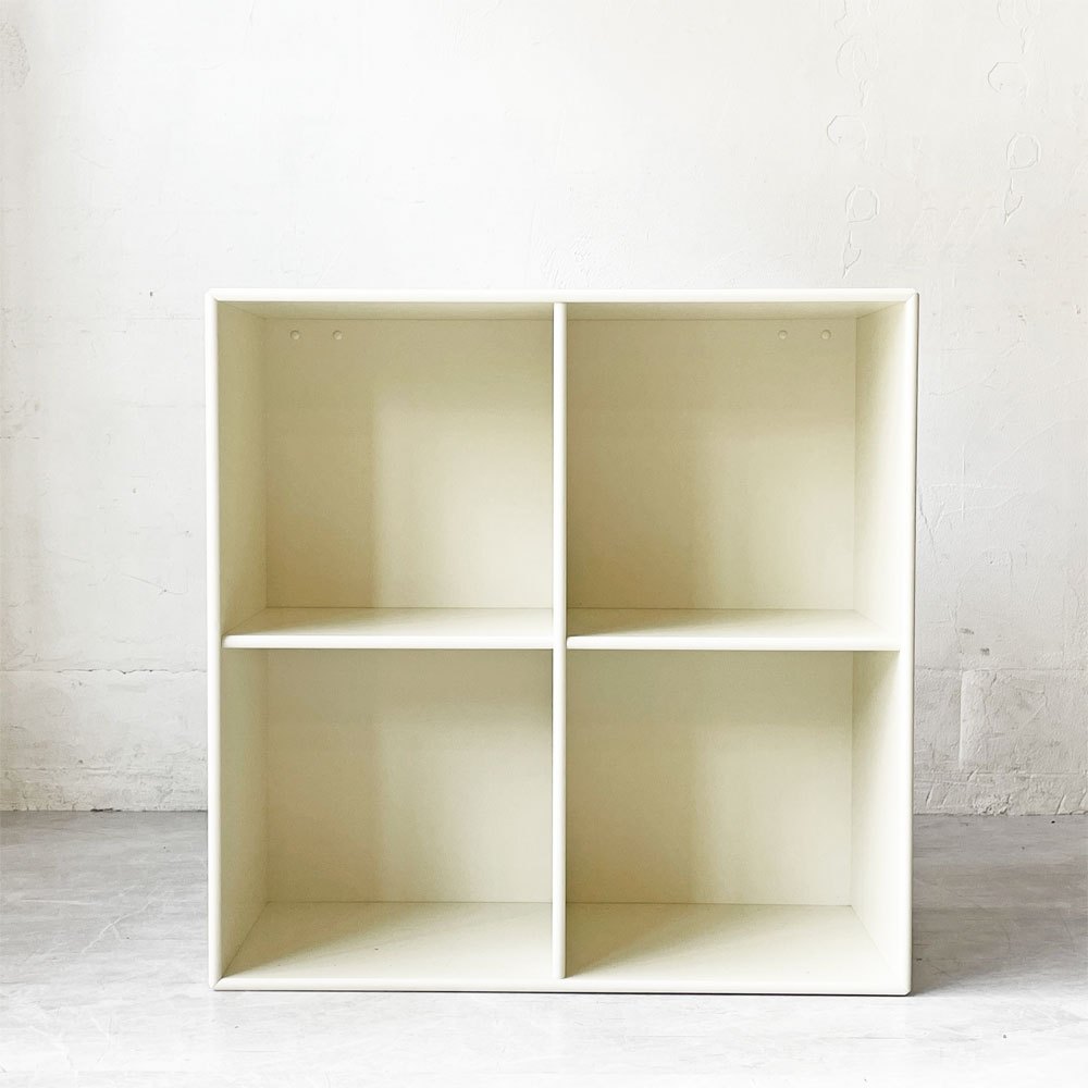 モンタナ MONTANA ベーシックシェルフ BASIC SHELF 1112 システムシェルフ 2列2段 オープンシェルフ アイボリー オフホワイト デンマーク ★