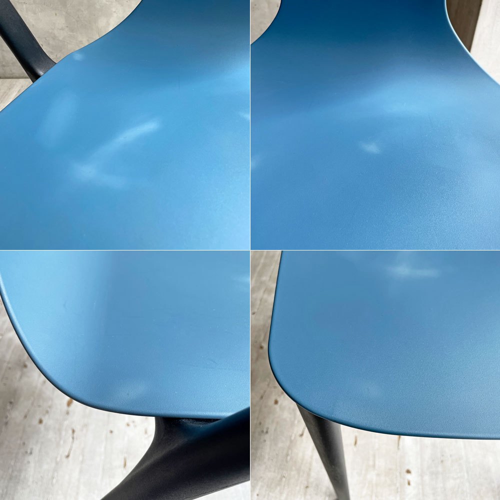 ヴィトラ Vitra Belleville Chair ベルヴィル アームチェア スタッキング ロナン & エルワン・ブルレック ポリアミド シーブルー B ♪