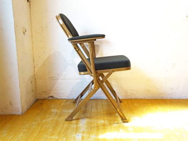 クラリン CLARIN フォールディングアームチェア FOLDING CHAIR WITH ARM フルクッション モスグリーン Moss PFS取扱 ★